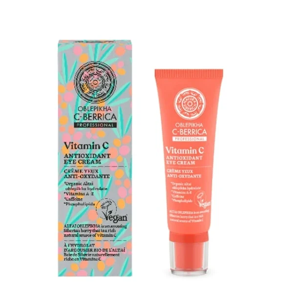 NATURA SIBERICA Oblepikha C-Berrica Vitamin C Antioxidant Eye Cream Αντιοξειδωτική Κρέμα Ματιών Κατά Των Μαύρων Κύκλων & Της Κούρασης, 30ml - Image 3
