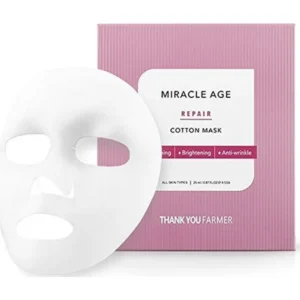 Thank You Farmer Miracle Age Repair Cotton Mask Υφασμάτινη Μάσκα Προσώπου Αντιγήρανσης & Θρέψης, 25ml