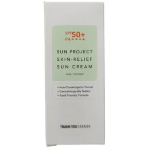 Thank You Farmer Sun Project Skin Relief Sun Cream Αντηλιακό Προσώπου SPF50+, 50ml