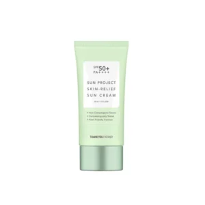 Thank You Farmer Sun Project Skin Relief Sun Cream Αντηλιακό Προσώπου SPF50+, 50ml