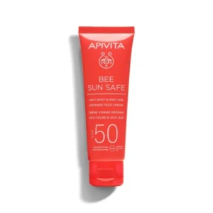 Apivita Bee Sun Safe Anti-Spot & Anti-age Defence Face Cream SPF50 Αντηλιακή Κρέμα Προσώπου, 50ml