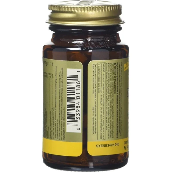 Solgar Formula VM-2000, Φόρμουλα Πολυβιταμίνης για Ενέργεια & Τόνωση, 30 Ταμπλέτες - Image 2