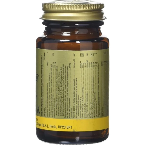 Solgar Formula VM-2000, Φόρμουλα Πολυβιταμίνης για Ενέργεια & Τόνωση, 30 Ταμπλέτες - Image 3