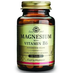 Solgar Magnesium with Vitamin B6 100 ταμπλέτες