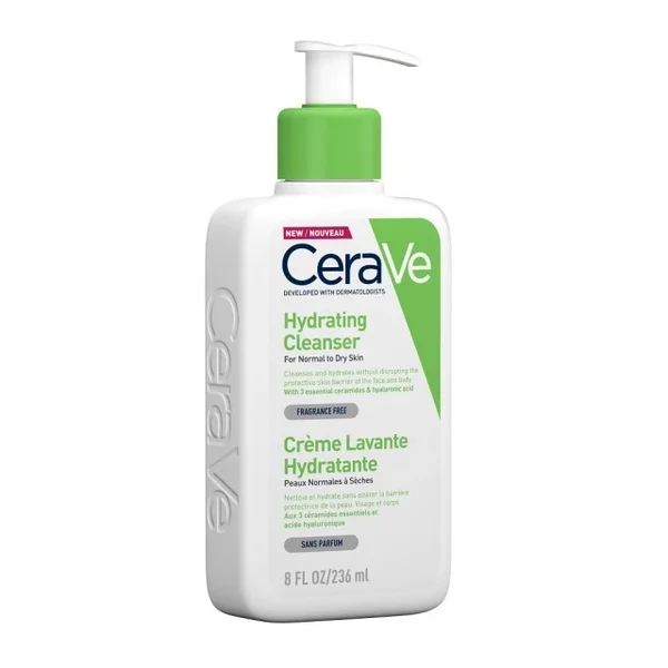 CeraVe Hydrating Cleanser Κρέμα Καθαρισμού για Κανονική - Ξηρή Επιδερμίδα 236ml