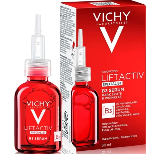 Vichy Liftactiv Specialist Serum B3, Ορός Κατά των Πανάδων, των Δυσχρωμιών & των Ρυτίδων, 30ml - Image 2