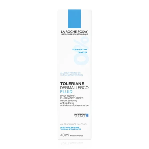 La Roche Posay Toleriane Dermallergo Fluide Λεπτόρευστη Κρέμα Προσώπου για Ευαίσθητη Επιδερμίδα 40ml - Image 3