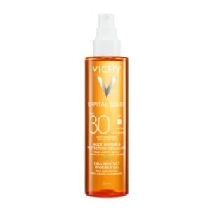 Vichy Capital Soleil Cell Protect Oil SPF30 Αόρατο Αντηλιακό Λάδι 200ml