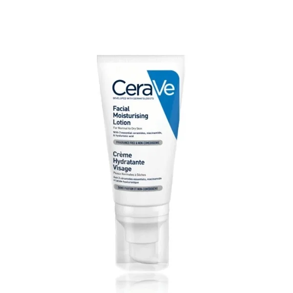CeraVe Πακέτο Facial Moisturising Lotion Κρέμα Προσώπου Για Κανονικό - Ξηρό Δέρμα, 52ml + Δώρο Hydrating Cream-to-Foam Cleanser Αφρώδης Κρέμα Καθαρισμού, 50ml - Image 4