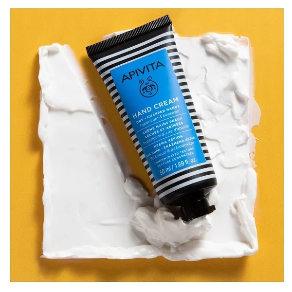 Apivita Hand Cream For Dry-Chapped Hands Κρέμα Για Ξηρά Σκασμένα Χέρια Με Βάλσαμο & Βιολογικό Κερί, 50ml - Image 2