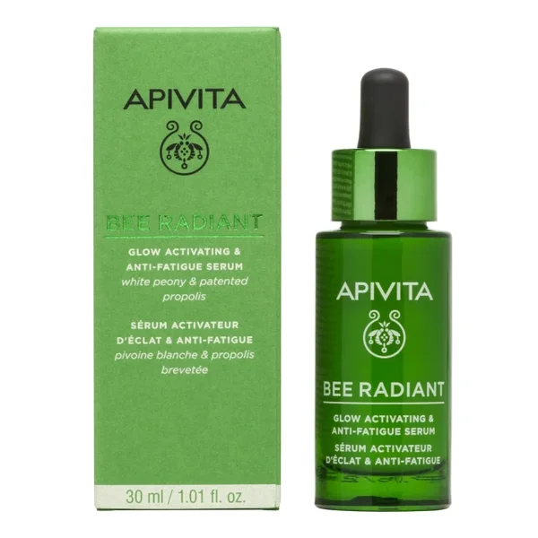 APIVITA Bee Radiant Serum, Αντιγηραντικός Ορός Προσώπου για Ενεργοποίηση Λάμψης & Ξεκούραστη Όψη, 30ml - Image 4