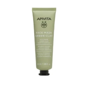Apivita Face Mask Green Clay Μάσκα Προσώπου Βαθύ Καθαρισμού Με Πράσινη Άργιλο 50ml