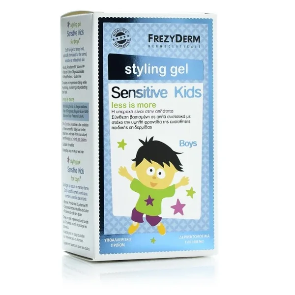 Frezyderm Sensitive Kids Styling Gel, Παιδικό Ζελέ Μαλλιών για Δυνατό Κράτημα, 100ml - Image 2