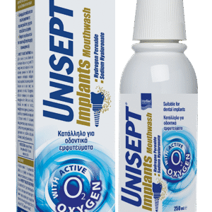 Intermed Unisept Implants Mouthwash Στοματικό Διάλυμα για Εμφυτεύματα, 250ml
