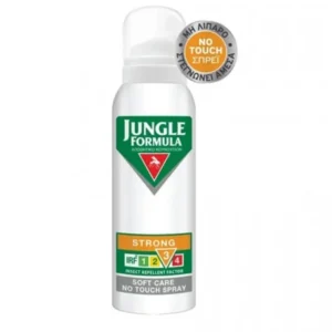 Jungle Formula Strong Soft Care Απωθητικό Κουνουπιών σε Spray Δυνατό (IRF 3) Soft Care Χωρίς Επαφή, 125ml