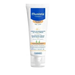 Mustela Nourishing Cream + Cold Cream, Ενυδατική Κρέμα με Cold Cream και Βιολογικό Κερί Μέλισσας 40ml