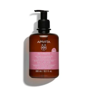 Apivita Intimate Daily Καθημερινό Απαλό Gel Καθαρισμού για την Ευαίσθητη Περιοχή, 300ml
