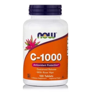 Now Foods Vitamin C-1000 With Rose Hips Βραδείας Αποδέσμευσης 100 Tablets