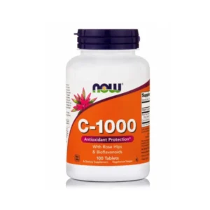 Now Foods C-1000 with Rose Hips & Bioflavonoids, 100tabs