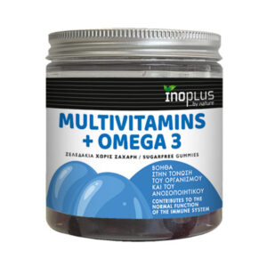 Inoplus Multivitamins + Omega 3, 60 Ζελεδάκια