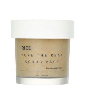 Thank You Farmer Rice Pure The Real Scrub Pack Αυτοθερμαινόμενο Πίλινγκ Προσώπου 100ml