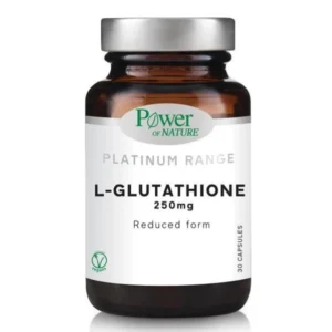 Power οf Nature Platinum Range L-Glutathione 250mg, 30caps