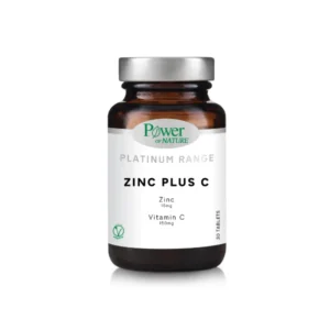 Power of Nature Platinum Range Zinc Plus C, 30tabs