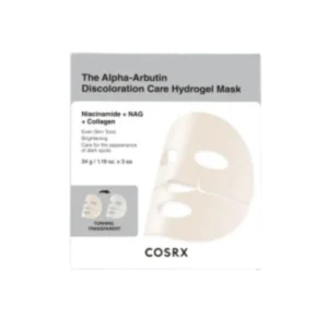 COSRX – The Alpha-Arbutin Discoloration Care Hydrogel Mask – 34g