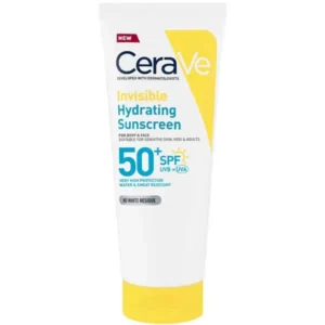 Cerave Invisible Hydrating Sunscreen Αντηλιακό για Πρόσωπο & Σώμα SPF50+, 75ml