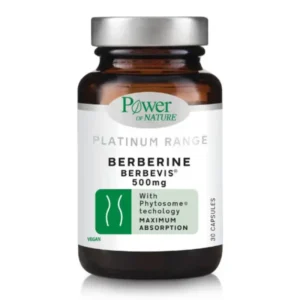 Power of Nature Platinum Range Berberine 500mg, 30caps