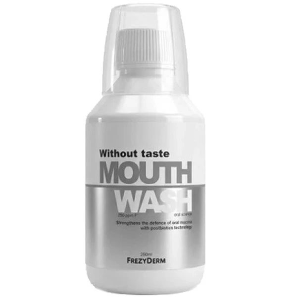 Frezyderm Without Taste Mouthwash - Στοματικό Διάλυμα Χωρίς Γεύση Και Άρωμα, 250ml