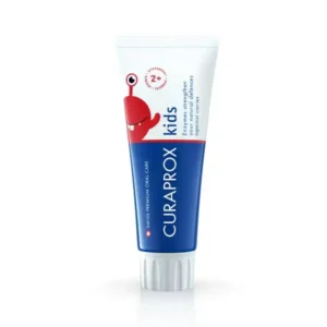 Curaprox Kids Toothpaste 950ppm 2y+ (10ml) – Φθοριούχος Οδοντόκρεμα για Παιδιά από 2 Ετών, Γεύση Φράουλα
