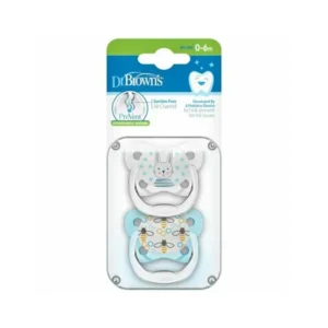 Dr. Brown’s Prevent Ορθοπεδική Πιπίλα Πεταλούδα (PV 12402) για Μωρά 0-6 μηνών, 2τεμ