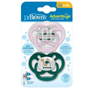 Dr. Brown’s Πιπίλα Advantage κορίτσι, επίπεδο 2, 6-18 μηνών (2 τεμ.)
