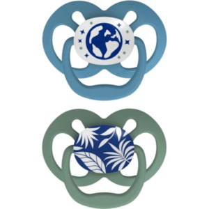 Dr. Brown’s Πιπίλα νυχτός Advantage αγόρι, επίπεδο 2, 6-18 μηνών (2 τεμ.)