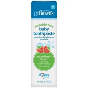 Dr. Brown’s Natural Baby Toothpaste Βρεφική Οδοντόκρεμα με Φράουλα, 40gr