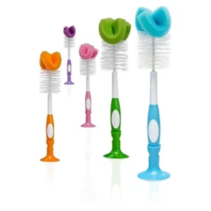 Dr. Brown’s Βούρτσα Καθαρισμού Μπιμπερό Χρωματιστές 1τμχ