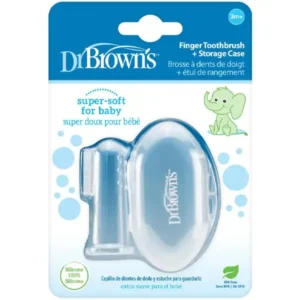 Dr.Brown’s Βρεφική Δακτυλική Οδοντόβουρτσα Σιλικόνης 3m+, 1τεμ
