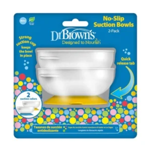 Dr. Brown’s No-Slip Suction Bowls 2τμχ