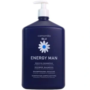 Camomilla Blu Energy Man 2in1 Shower & Shampoo 2σε1 Kαθαριστικό Mαλλιών & Σώματος για Άνδρες, 1000ml
