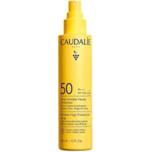 Caudalie Invisible High Protection Spray Αντηλιακό Spray για Πρόσωπο & Σώμα SPF50, 150ml