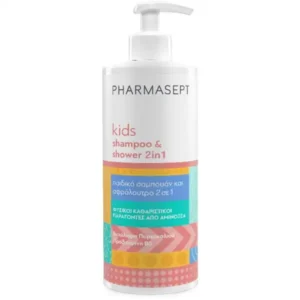 Pharmasept Kids Shampoo & Shower 2in1 Παιδικό Αφρόλουτρο & Σαμπουάν 2-σε-1, 500ml
