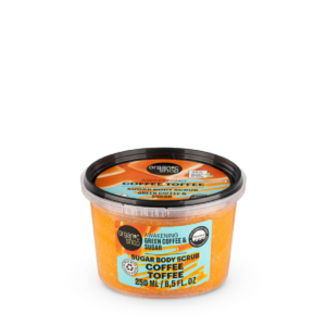 Organic Shop Sugar Body Scrub Coffee Toffee με Έλαιο Πράσινου Καφέ & Ζάχαρη, 250ml