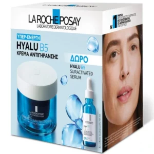 La Roche-Posay Promo Hyalu B5 Suractivated Cream Αντιρυτιδική Κρέμα για Άμεση Σύσφιξη, Λείανση & Επανόρθωση, 50ml & Δώρο Hyalu B5 Suractivated Serum Αντιρυτιδικός Ορός για Επανόρθωση & Αναπλήρωση, 10ml, 1σετ