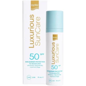 InterMed Luxurious Sun Care Skin Barrier Protection SPF50 Αντηλιακή Κρέμα Προσώπου για Ευαίσθητες Επιδερμίδες 75ml