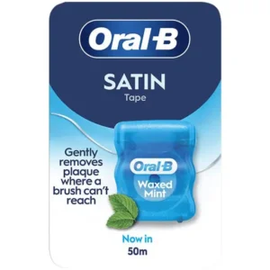 Oral-B Satin Tape Κηρωμένο Οδοντικό Nήμα με Γεύση Μέντας, 50m