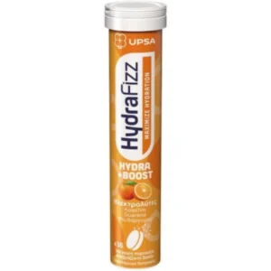 UPSA HydraFizz Hydra + Boost 16 Αναβράζοντα Δισκία Με Γεύση Πορτοκάλι