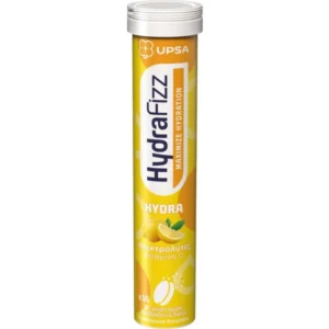 Upsa HydraFizz Hydra Ηλεκτρολύτες με Γεύση Λεμόνι, 16 Αναβράζοντα Δισκία