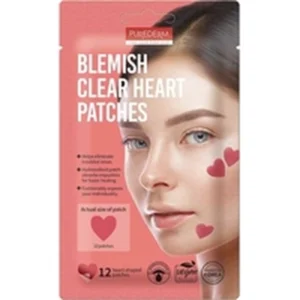 Purederm Blemish Clear Heart Patches Επιθέματα Για Ατέλειες Σε Σχήμα Καρδιάς 12τμχ