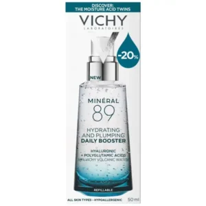 Vichy (Promo -20%) Mineral 89 Hyaluronic Acid Face Moisturizer Ενυδατικό Booster Προσώπου για Καθημερινή Χρήση, 50ml